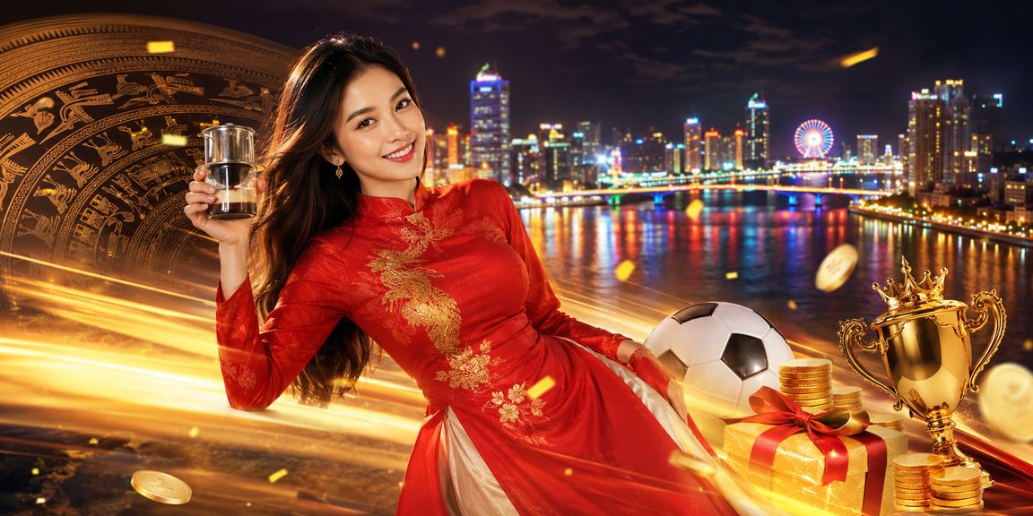 Người dùng Đà Nẵng trong trang phục áo dài theo dõi kèo bóng đá trực tuyến