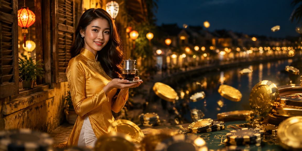Cảnh phố cổ Hội An về đêm với không khí cá cược thể thao sôi động